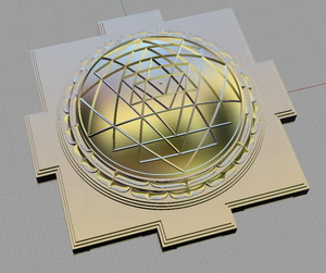 spherical sri yantra